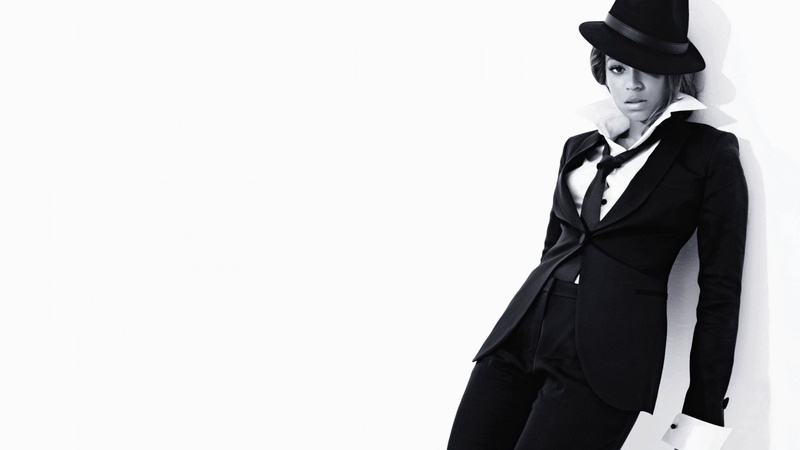 Beyoncé, Black and White, Vintage, 1080P, Singers