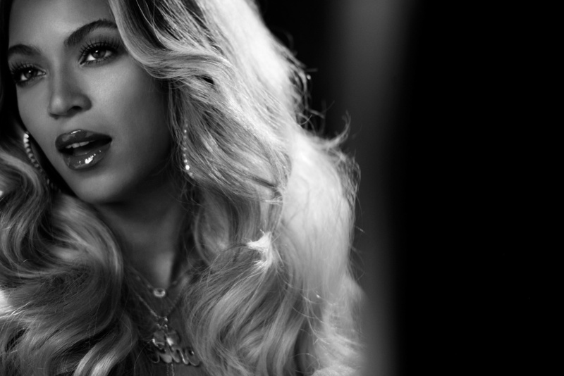 Beyoncé, 2K, singer, monochrome, face