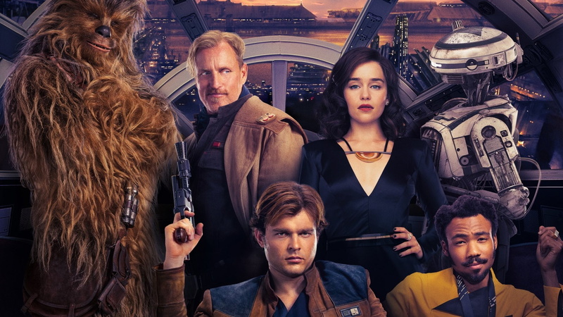 Lando Calrissian, L3-37, Emilia Clarke, Star Wars, Solo: A Star Wars Story, Han Solo, 1080P, Qira (Star Wars), Tobias Beckett, Chewbacca, Alden Ehrenreich