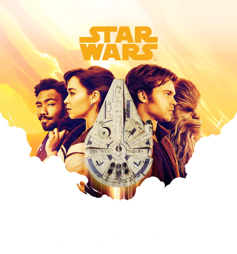 Chewbacca, 2018, Han Solo, Emilia Clarke, Alden Ehrenreich, Donald Glover, 2K, wars, Solo: A Star Wars Story, star, characters, QiRa, Lando Calrissian