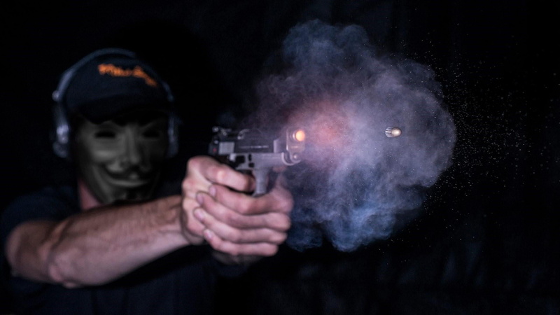 photography, weapon, bullet, smoke, security, smoke - physical structure, adult, warning sign, portrait, men, looking at camera, aggression, government