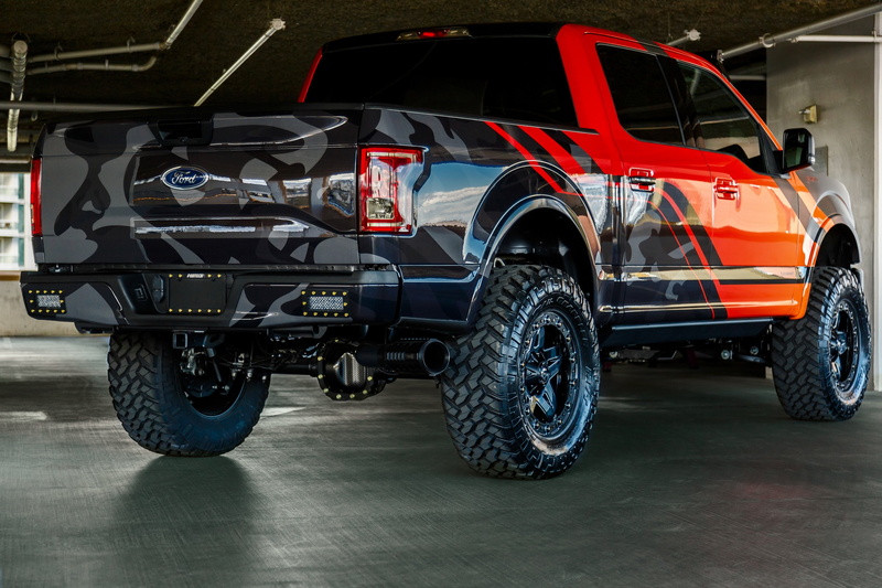 ford, pickup, custom, 2015, offroad, tuning, 4K, fabtech, ecoboost, f-150