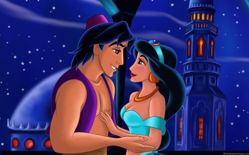 animation, disney, aladdin, comedy, adventure, 1080P