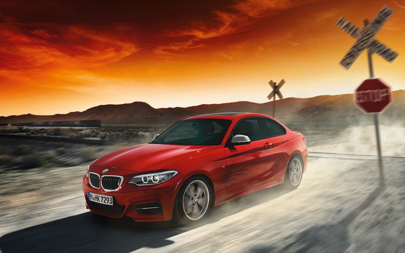 2 Series, series, coupe, 1080P, Red, bmw