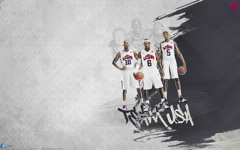 bryant, kevin, sports, team, kobe, USA, art, NBA, durant, kobe bryant, basketball, hd, 1080P, lebron, Lebron James, dream, Graffiti, james