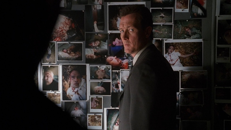 mid adult men, mid adult, men, contemplation, large group of objects, dark, standing, punishment, indoors, John Doggett, s, The X-Files, night, people