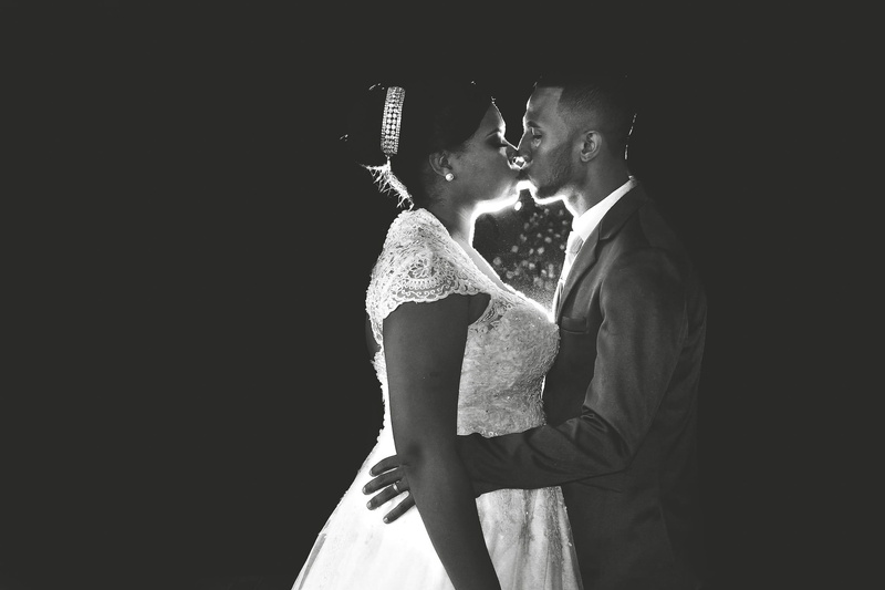 adult, couple - relationship, alliance, bridegroom, boyfriends, holding, wedding, complicity, black background, man and woman, emotion, couple in love