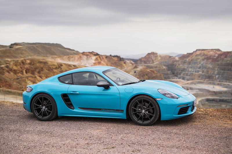 Blue Car, Porsche, Car, Sport Car, 5K, Porsche 718 Cayman, Vehicle