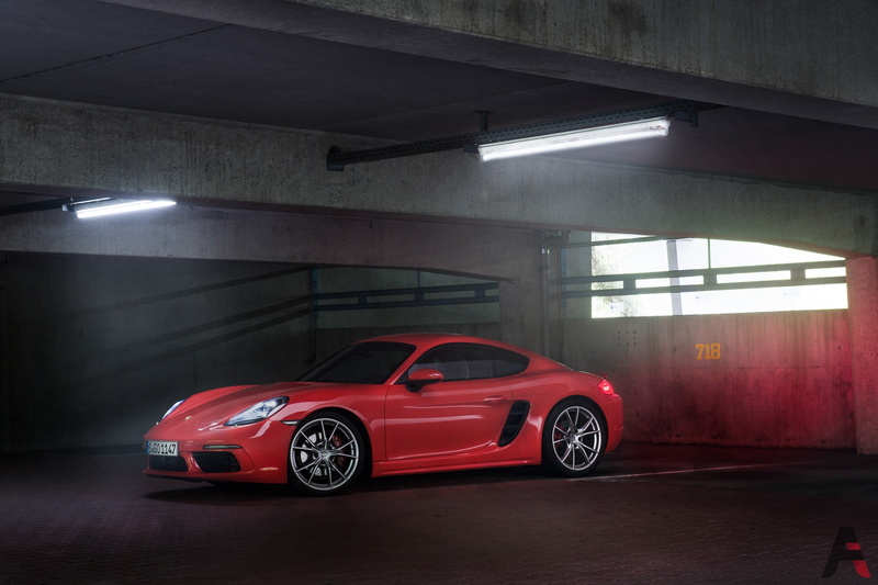 Vehicle, Porsche 718 Cayman GTS, Sport Car, Porsche, Porsche 718 Cayman, Red Car, 1080P, Car