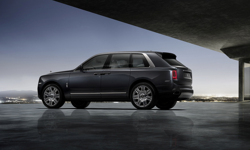 nature, transportation, speed, rolls royce cullinan, car, parking, stationary, side view, hd, 4k, land vehicle, sky, 2019 cars, no people, wheel, reflection