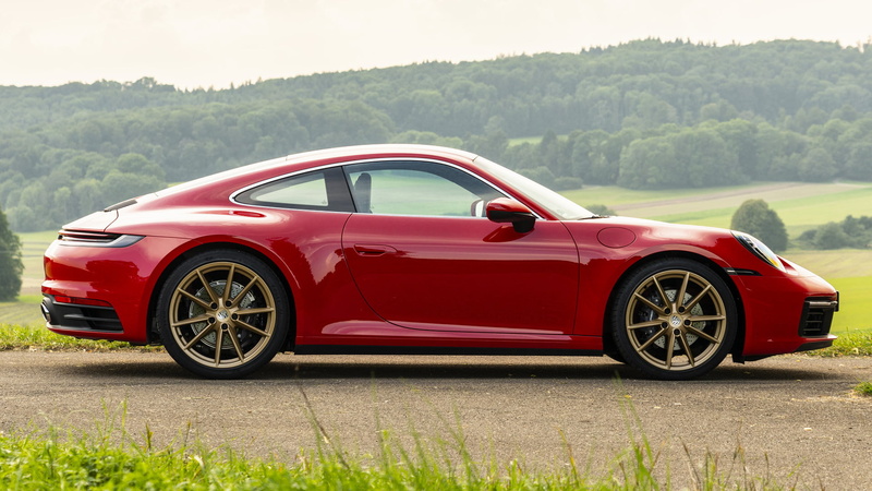 Coupé, Car, Porsche, 1080P, Sport Car, Porsche 911 (992) Carrera, Red Car
