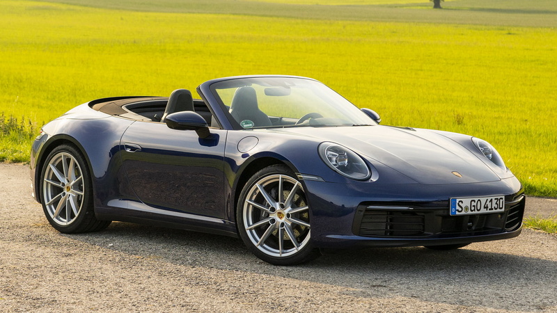 Convertible, Porsche, 1080P, Car, Sport Car, Porsche 911 (992) Carrera