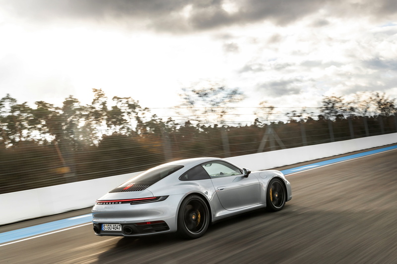 Carrera 4S, 992, coupe, track, 4K, 2019, Porsche, 911, the fence