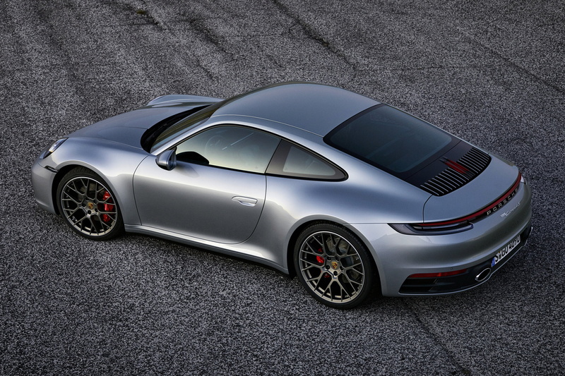 911, coupe, Carrera 4S, 992, 4K, asphalt, background, Porsche, 2019, side