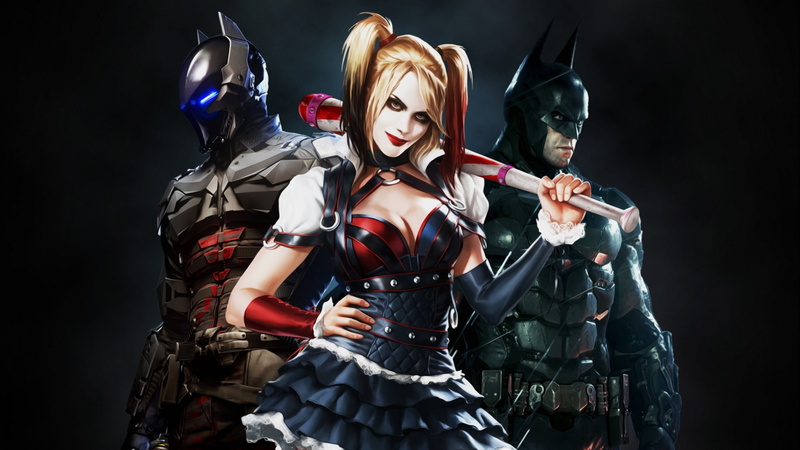 Rocksteady Studios, 4K, Batman, Harley Quinn, video games, Gotham City, Batman: Arkham Knight