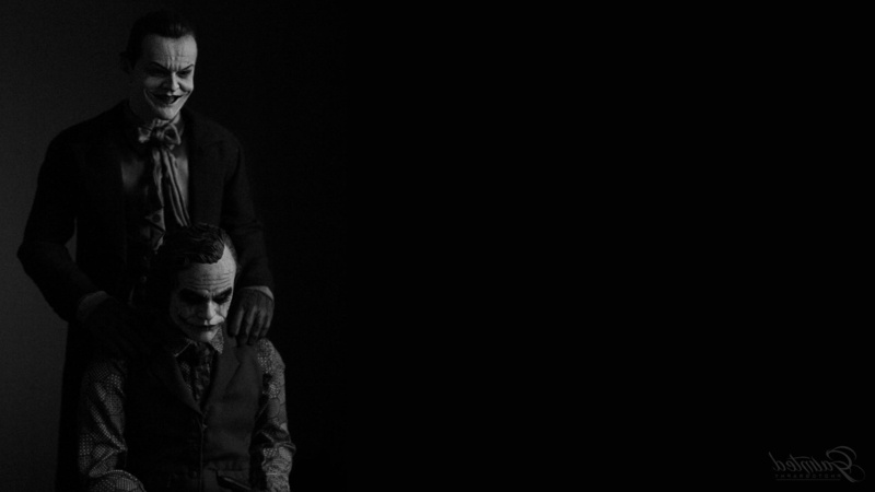 Joker, Heath Ledger, Batman, The Dark Knight, 1080P, black background, Jack Nicholson