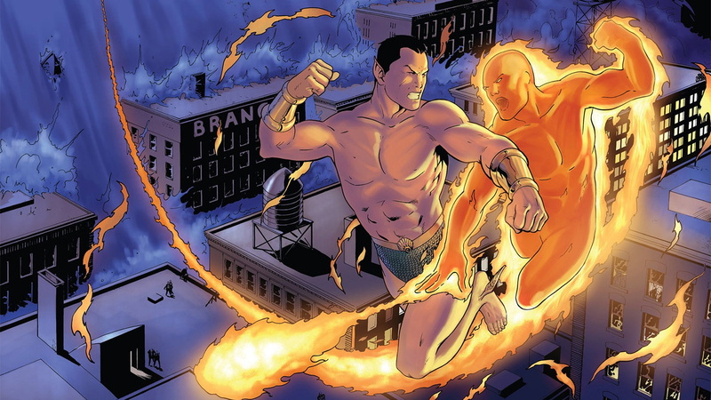 1080P, Namor the Sub-Mariner, Johnny Storm, Marvel Comics, Comics, Human Torch (Marvel Comics), Fantastic Four