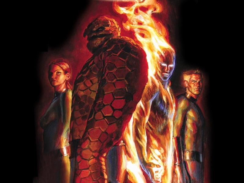 Invisible Woman, Comics, Mister Fantastic, Fantastic Four, 720P, Thing (Marvel Comics), Human Torch (Marvel Comics)