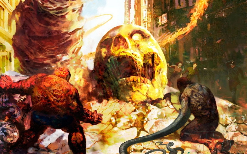 Thing (Marvel Comics), Marvel Comics, Ben Grimm, Comics, 720P