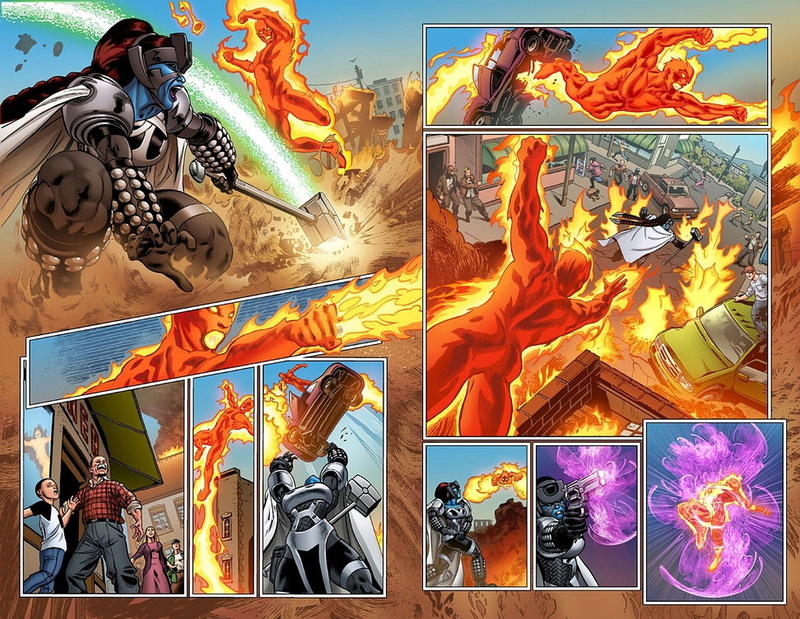 Human Torch (Marvel Comics), 720P, Marvel Comics, Comics, All New Invaders