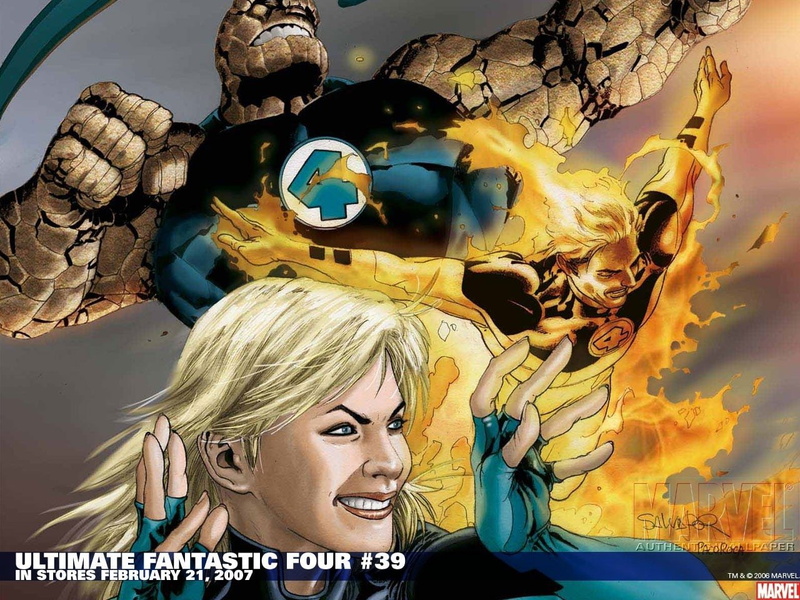 Thing (Marvel Comics), Comics, Susan Storm, Invisible Woman, 720P, Ultimate Fantastic Four, Human Torch (Marvel Comics)
