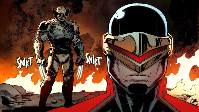wolverine, cyclops, cartoon/comic, marvel, 1080P, hd