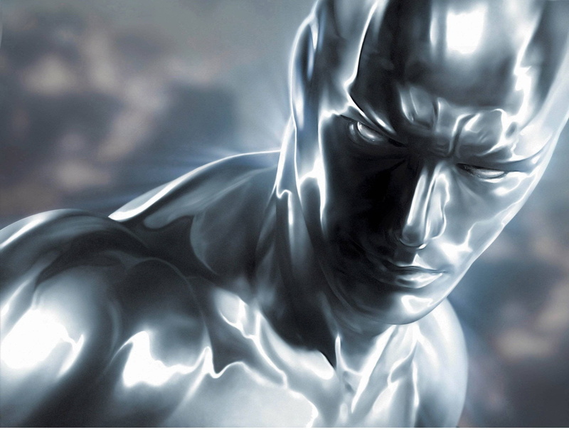 Norrin radd, sculpture, Fantastic 4, human representation, nature, representation, close-up, motion, art and craft, studio shot, Silver, Surfer, statue