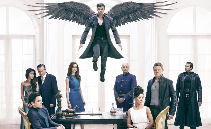 Fantasy, people, Action, senior adult, togetherness, Dominion, Supernatural, American, business, portrait, group of people, black, jacket, young adult