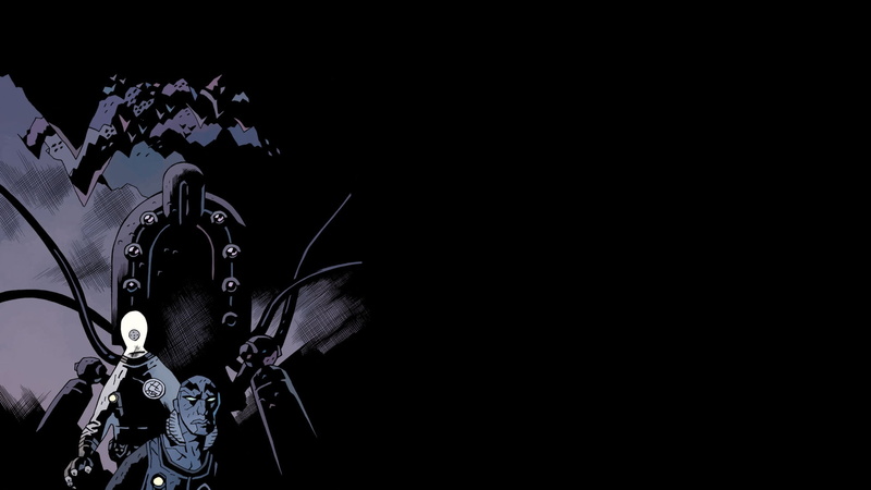 hd, 1080P, black, hellboy, cartoon/comic