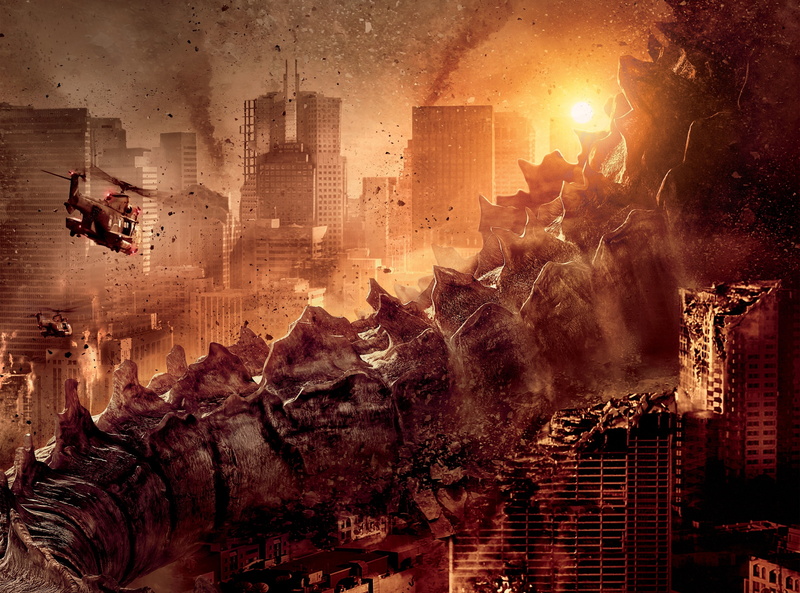 2K, building, Monster, 2014, built structure, architecture, nature, Other Movies, digital composite, sunset, Movies, travel destinations, transportation