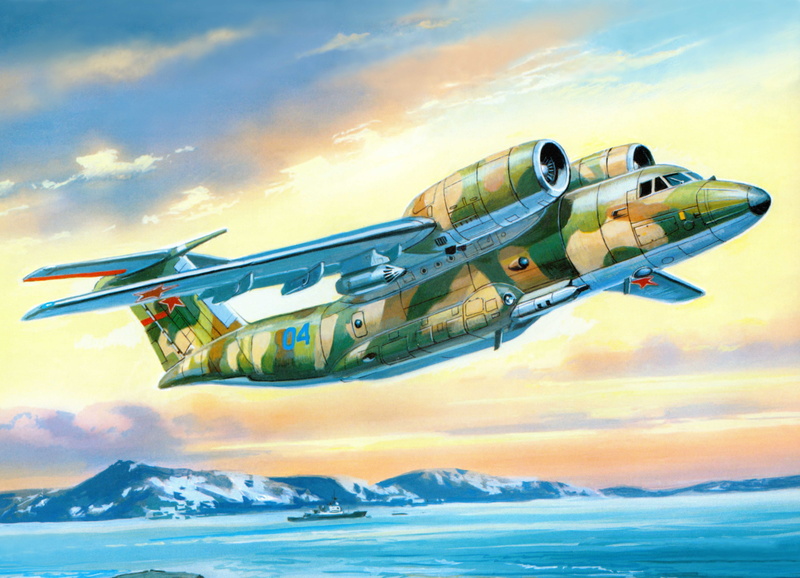 Antonov., USSR, The 200-mile, for, patrol, art, designed, night, weather conditions, 5K, search, day, rescue, zone, any, Russia, fight, protection, sea