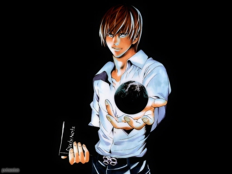 note, x, kira, hd, death, 480P, death note, anime, art