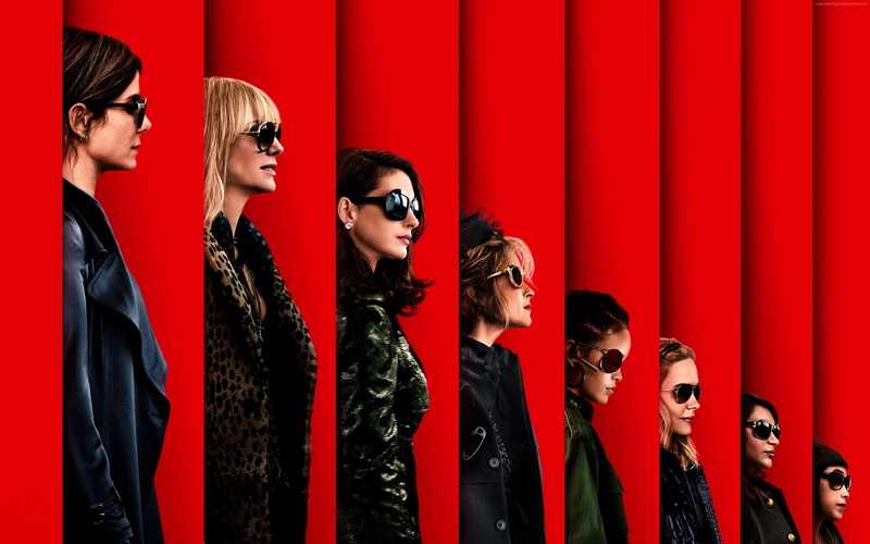 Sandra Bullock, Oceans 8, Cate Blanchett, 4K, 4k, Anne Hathaway