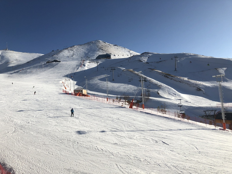 mountain, snow, sky, leisure activity, snowcapped mountain, day, cold temperature, skiing, 4K, environment, scenics - nature, sport, travel, ski resort