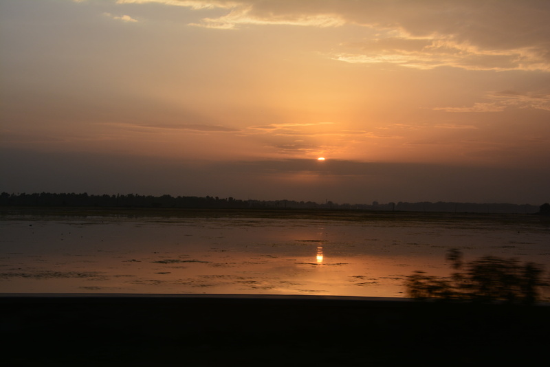 idyllic, lake, sunset, boat, india, tranquility, sea, sun, dal lake, reflection, beauty in nature, non-urban scene, outdoors, sky, kashmir, scenics - nature