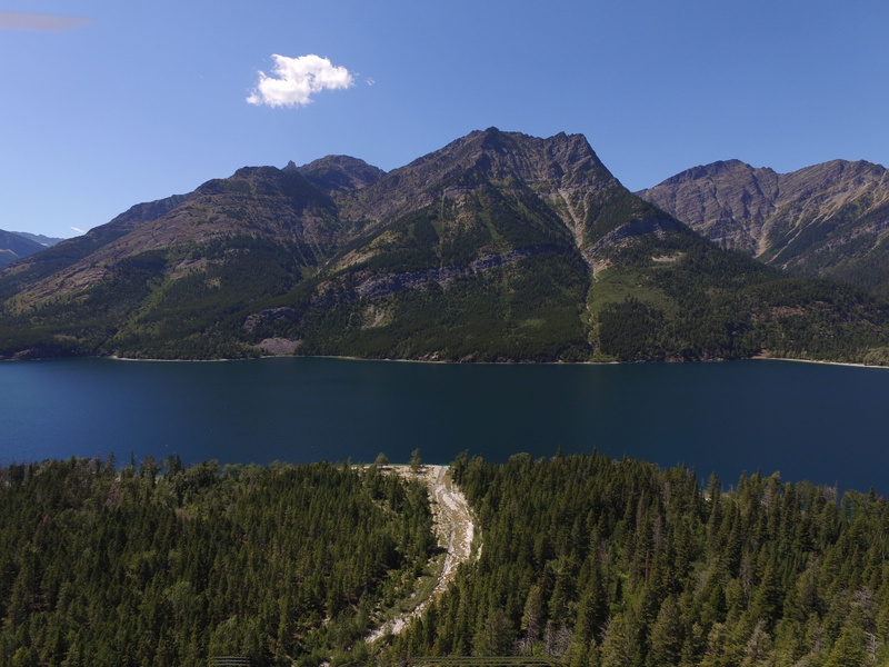 waterton, land, formation, valley, canada, mountain, outdoors, tranquility, pine tree, beauty in nature, day, mountains, tree, pine woodland, environment