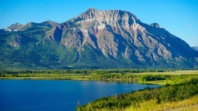environment, mountain, alberta, vimmy ridge, no people, beauty in nature, land, nature, 5K, tree, reflection, waterton, lake, mountain peak, landscape