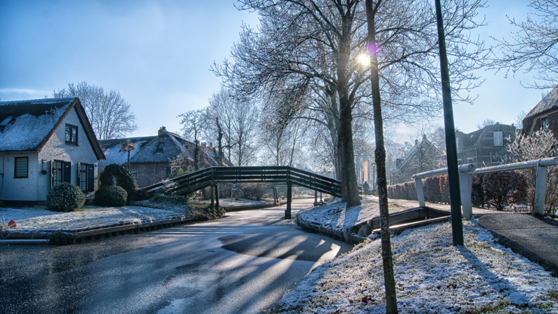 ze, built structure, city, ice, house, building, sky, frost, 4K, outdoors, winter, winter landscape, no people, street, building exterior, white, nature