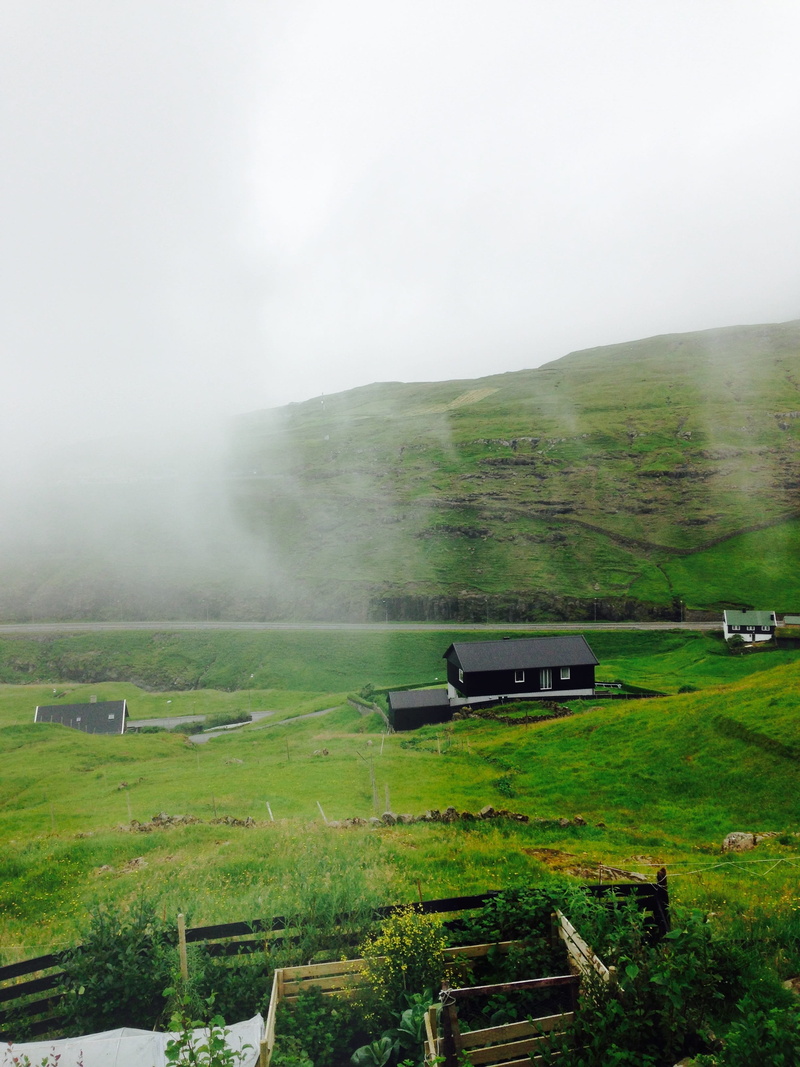 tranquil, scenics - nature, 2K, no people, landscape, scenic, streymoy, tranquility, fog, plant, nature, outdoors, land, mode of transportation, green