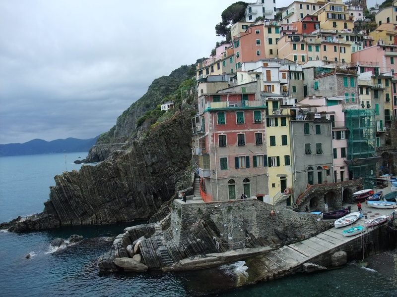 cloud - sky, built structure, architecture, mountain, outdoors, nature, building exterior, village on the rocky coast, houses on hillside, 2K, sea, no people