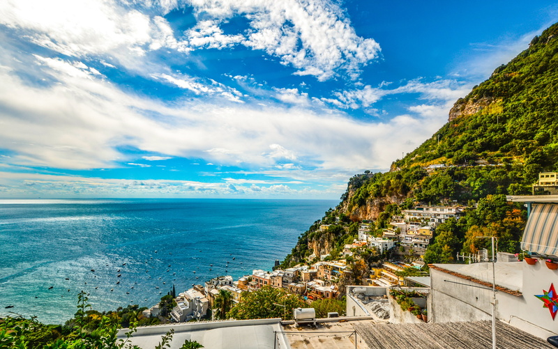 no people, italy, city, road, italian, scenics, houses, near, horizon over water, shore, scenics - nature, hillside, bay, beach, amalfi, coast, travel
