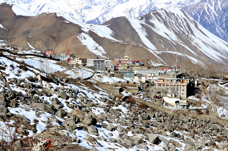outdoors, architecture, remote, tourism, mountains, hillside, panorama, mountain, winter, incidental people, nature, rustic, environment, day, village
