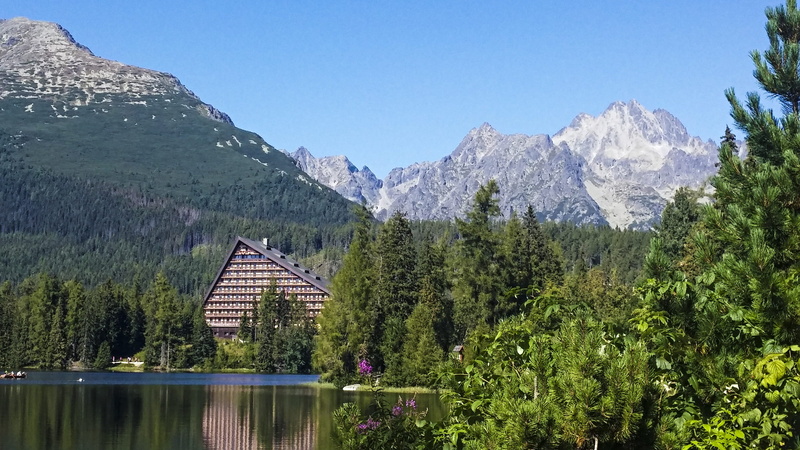 tranquility, views, scenery, tatry, no people, built structure, day, scenics - nature, 2K, sky, nature, water, high, mountain, tranquil scene, non-urban scene