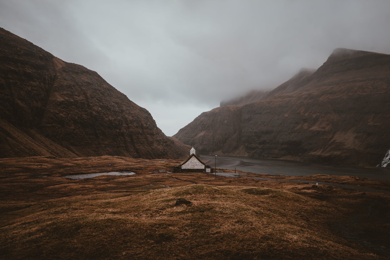 scenics - nature, nature, clouds, faro, environment, valley, cove, coastl, body, black, cloudy, brown, no people, mountain range, landscape, chapel, cloud - sky