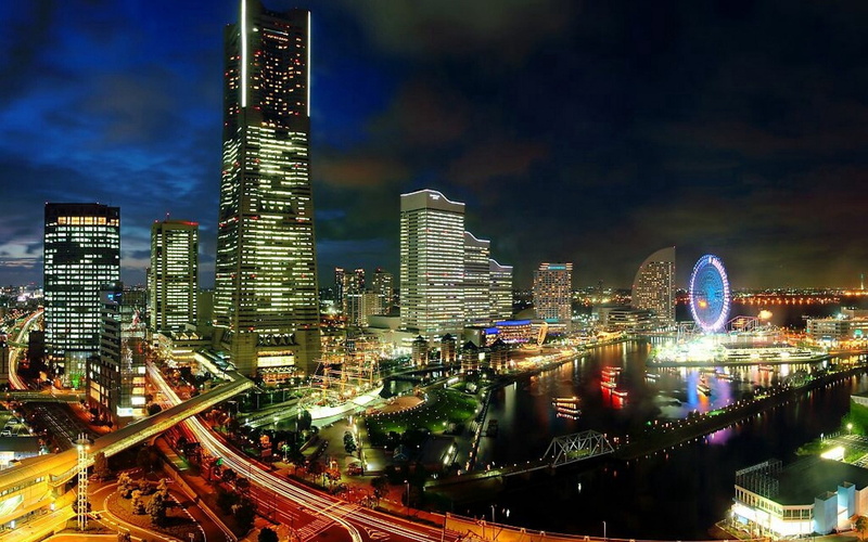 city Life, sky, skyline, twilight, business, modern, tower, finance, downtown District, china - East Asia, bridge - Man Made Structure, nature, tall - high