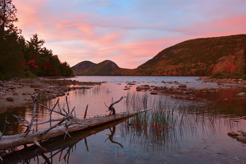 colorful, weather, acadia, beauty in nature, romantic sky, dramatic, outdoors, scenic, outdoor, nature, dusk, 4K, scenics - nature, autumn, tranquility