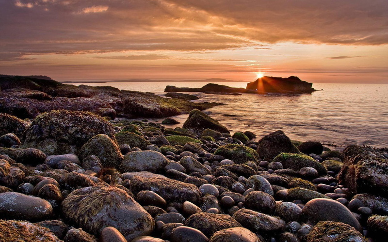 nature, side, rock, acadia, lot, park, acadiam national park, national, hour, 1080P, 1920x1200, golden, maine, sea
