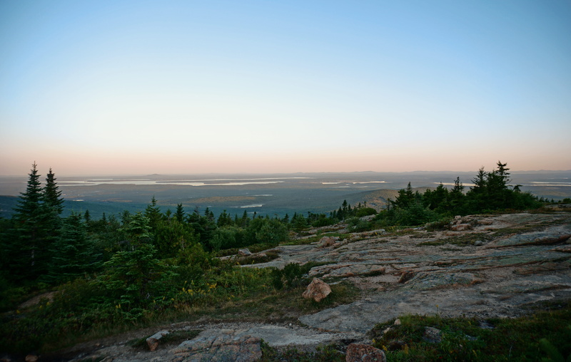 mountain range, united states, tree, plant, scenics - nature, beauty in nature, outdoors, acadia, clear sky, no people, national park, tranquil scene, treeline