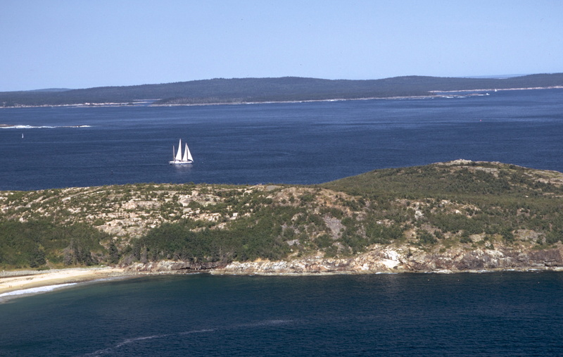 travel Locations, mountain, environment, public domain, park, yachting, acadia, scenics - nature, blue, day, Water, sailboat, nautical Vessel, bay, yacht