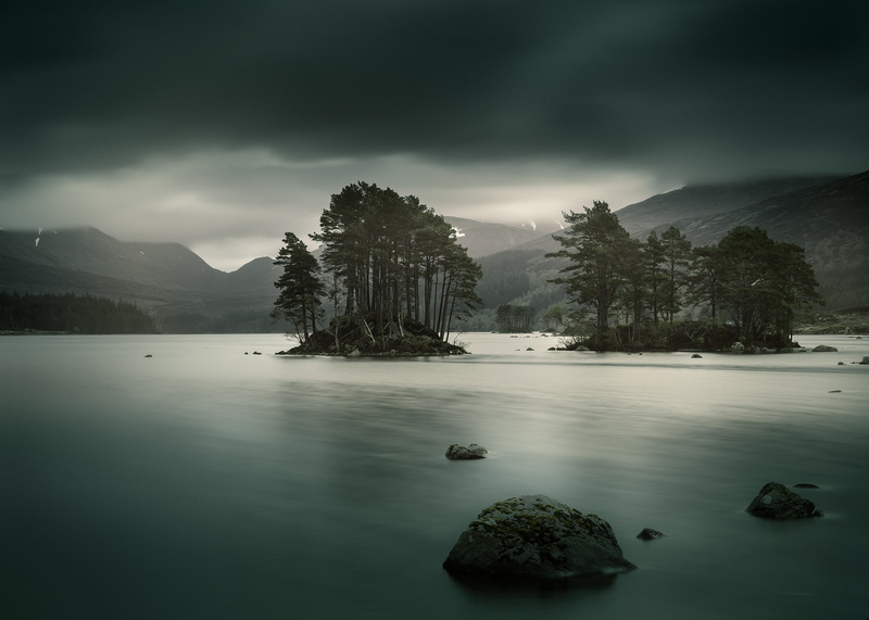 the sky, 1080P, Scotland, Loch Ossian, Loch Shiel, freshwater lake, water, surface, Highland